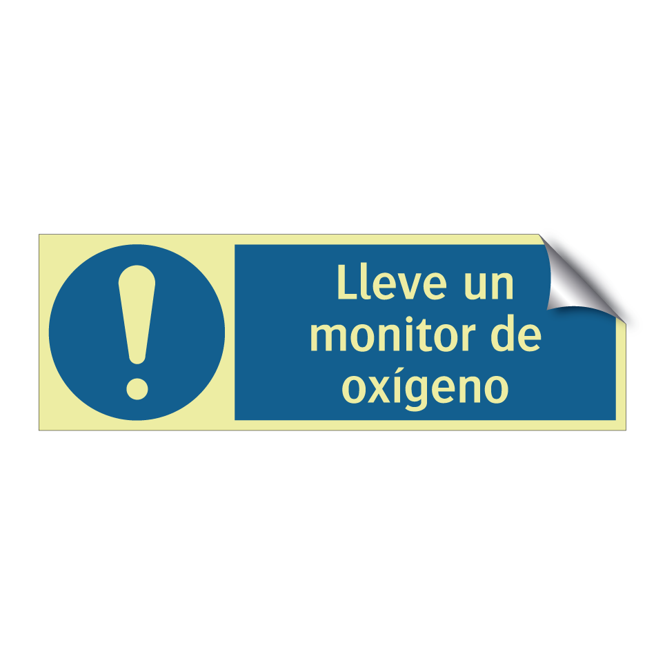 Lleve un monitor de oxígeno