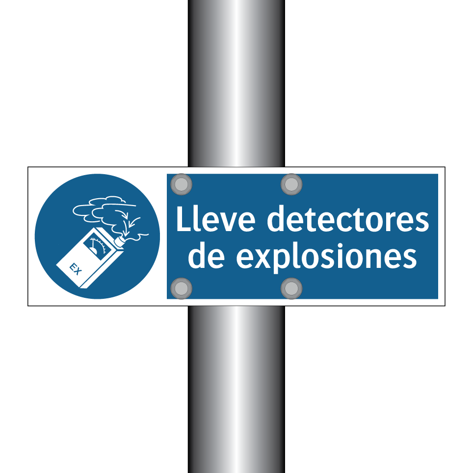 Lleve detectores de explosiones