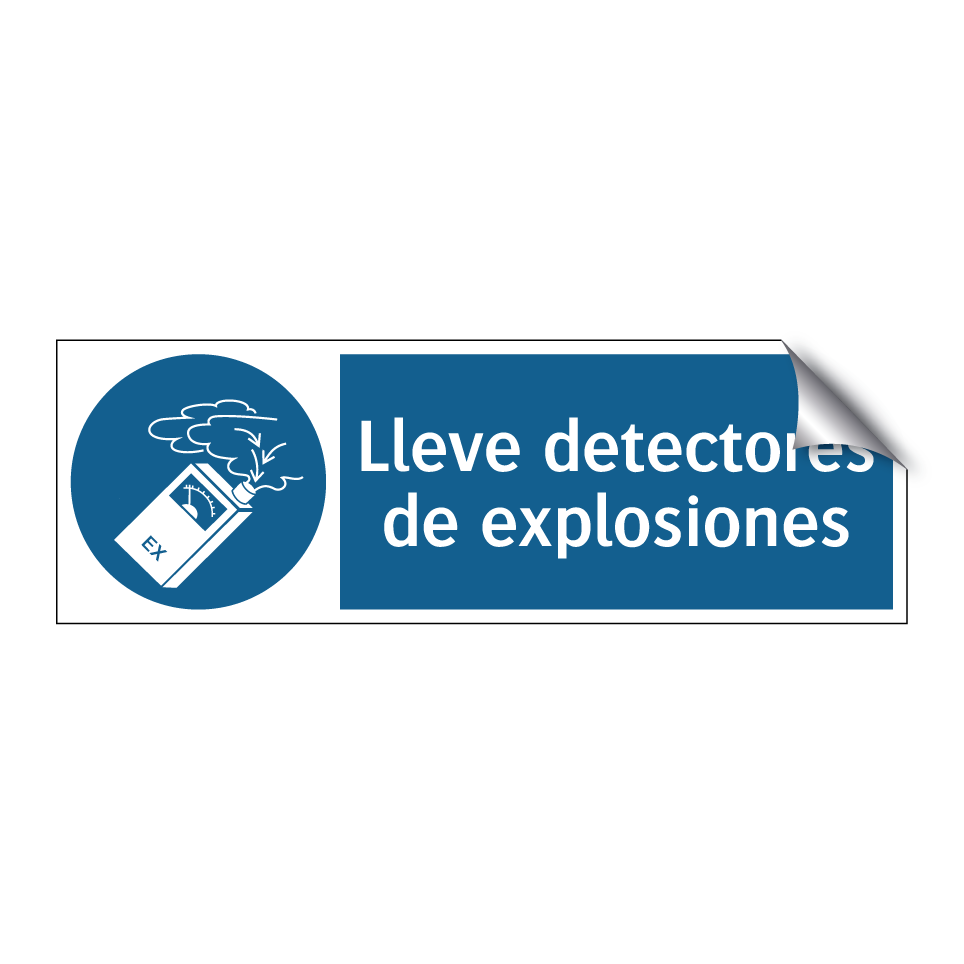 Lleve detectores de explosiones