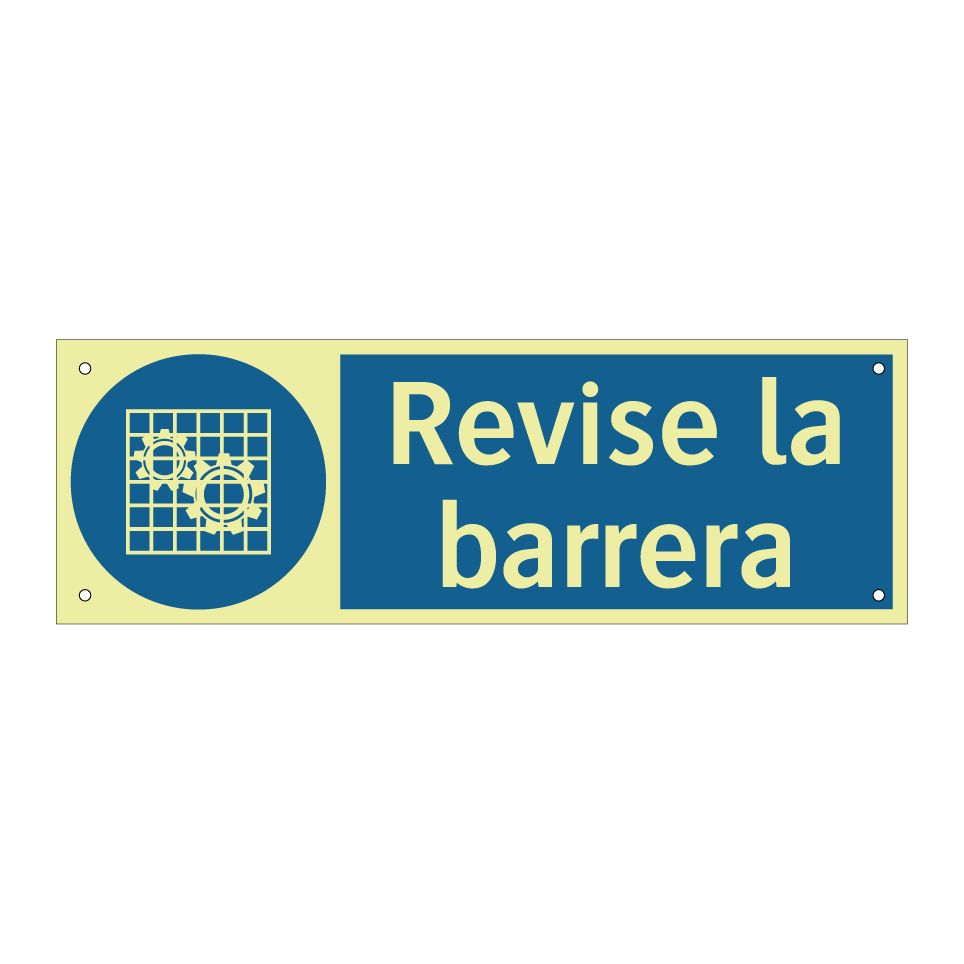 Revise la barrera