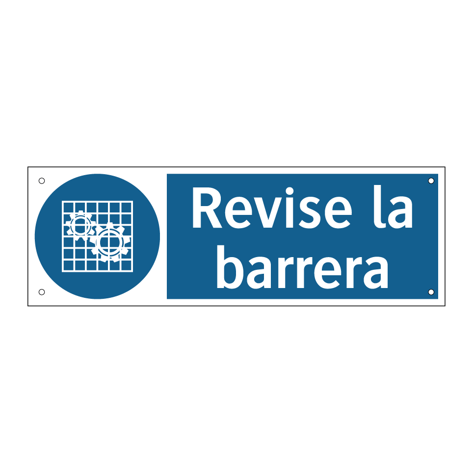 Revise la barrera