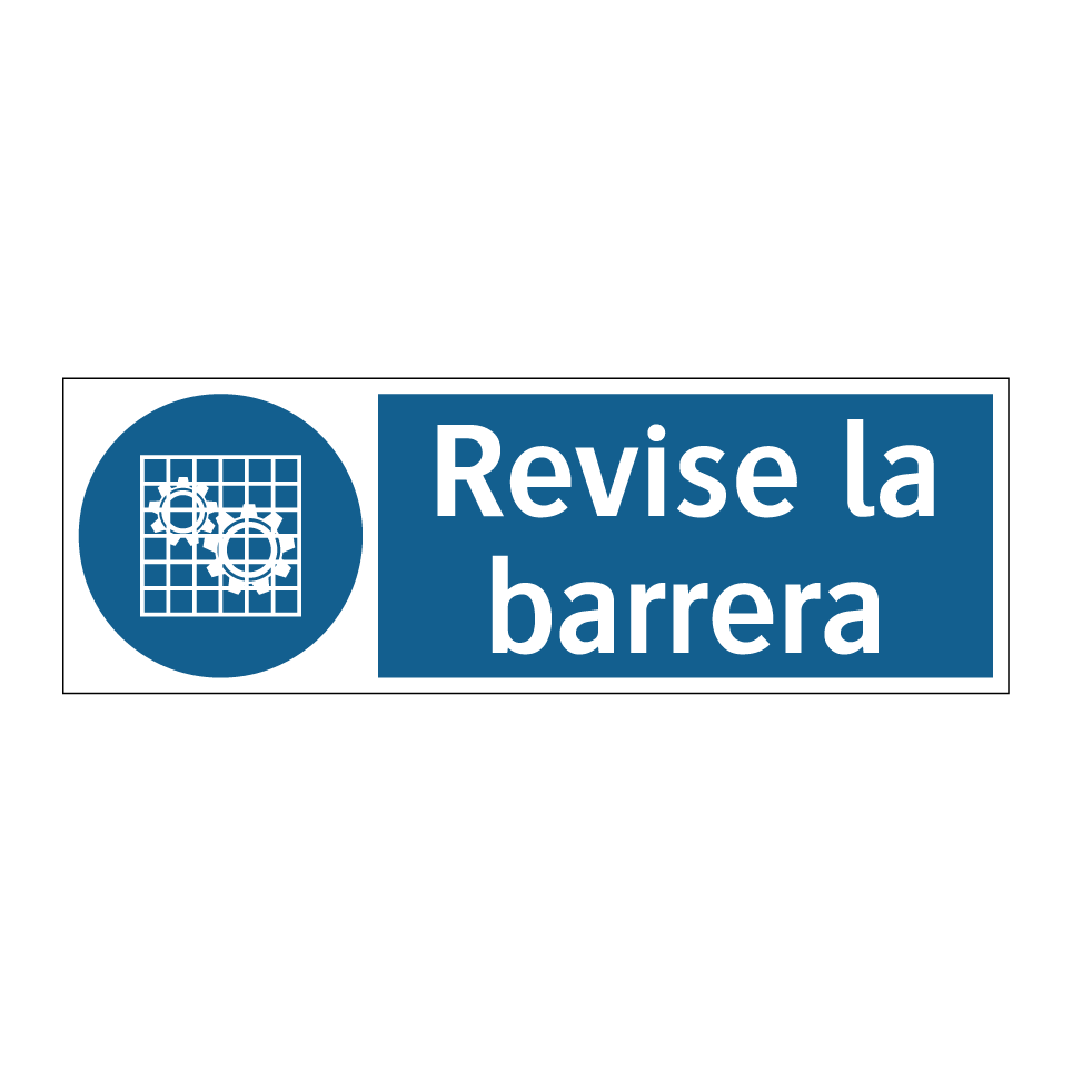 Revise la barrera
