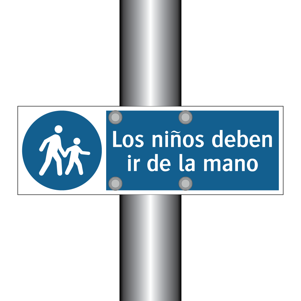 Los niños deben ir de la mano