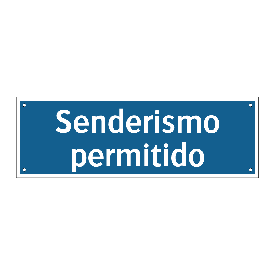 Senderismo permitido