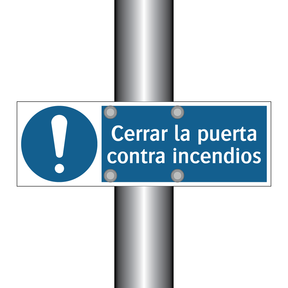 Cerrar la puerta contra incendios