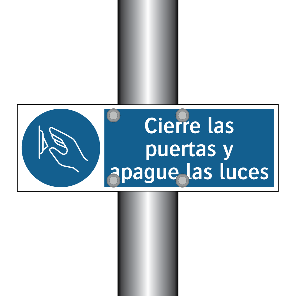 Cierre las puertas y apague las luces