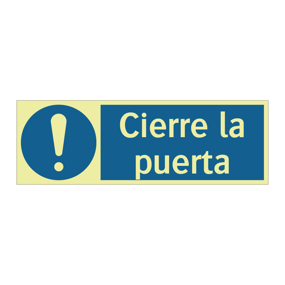 Cierre la puerta
