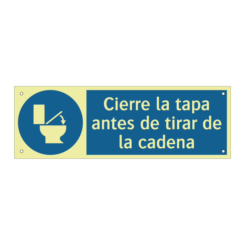 Cierre la tapa antes de tirar de la cadena