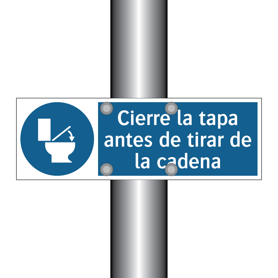 Cierre la tapa antes de tirar de la cadena