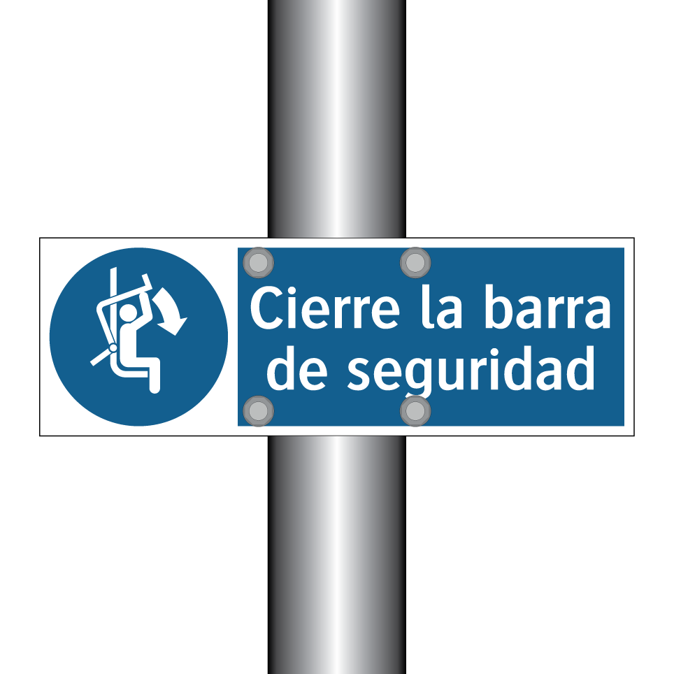 Cierre la barra de seguridad