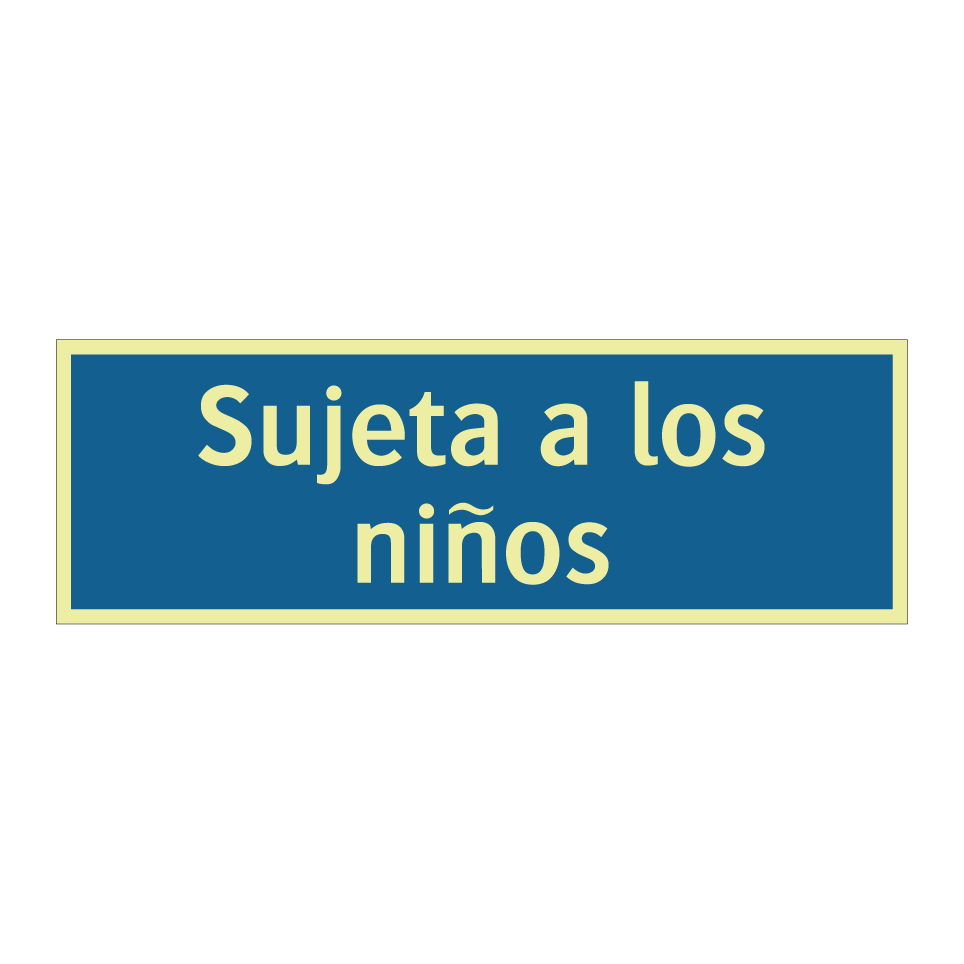 Sujeta a los niños