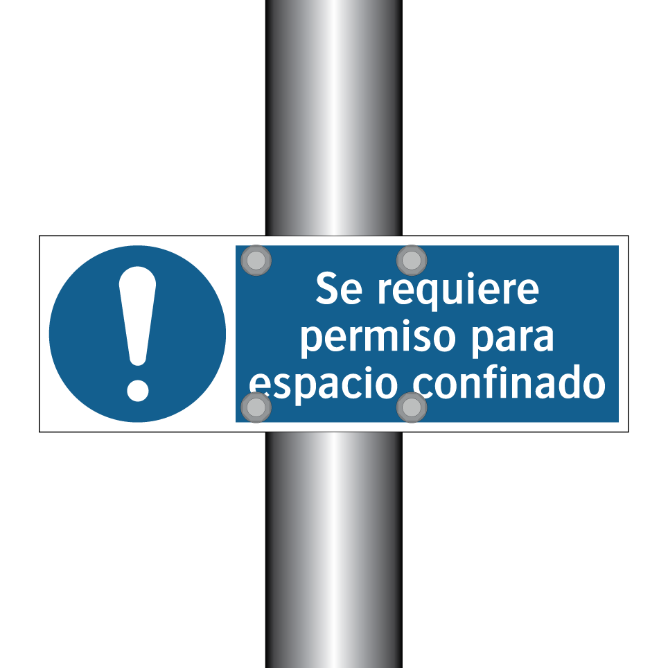 Se requiere permiso para espacio confinado