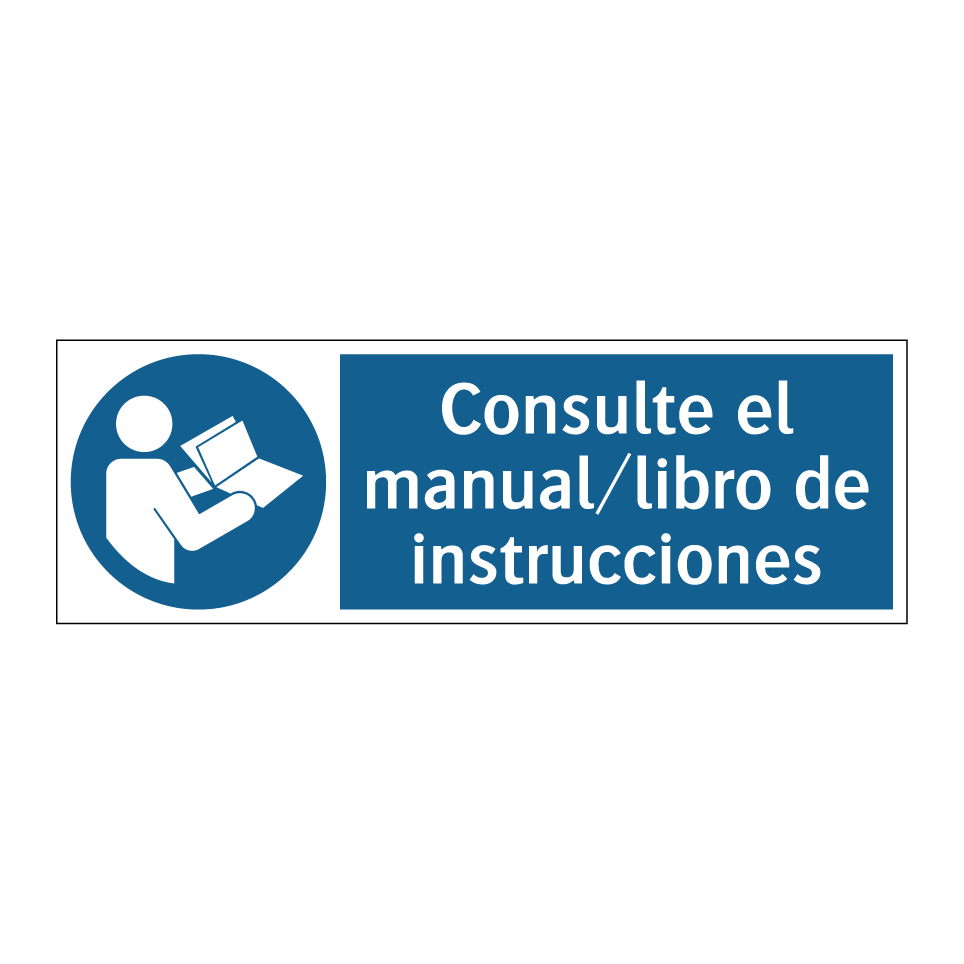 Consulte el manual/libro de instrucciones