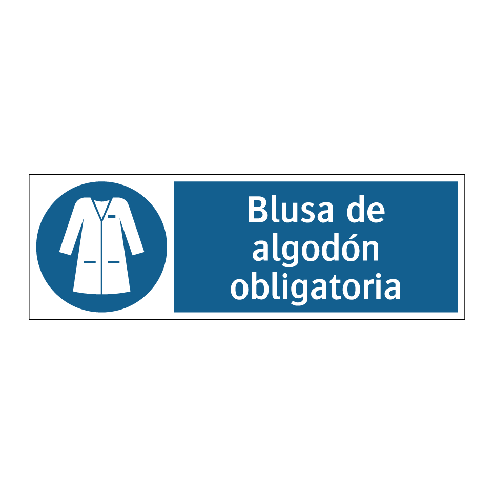 Blusa de algodón obligatoria