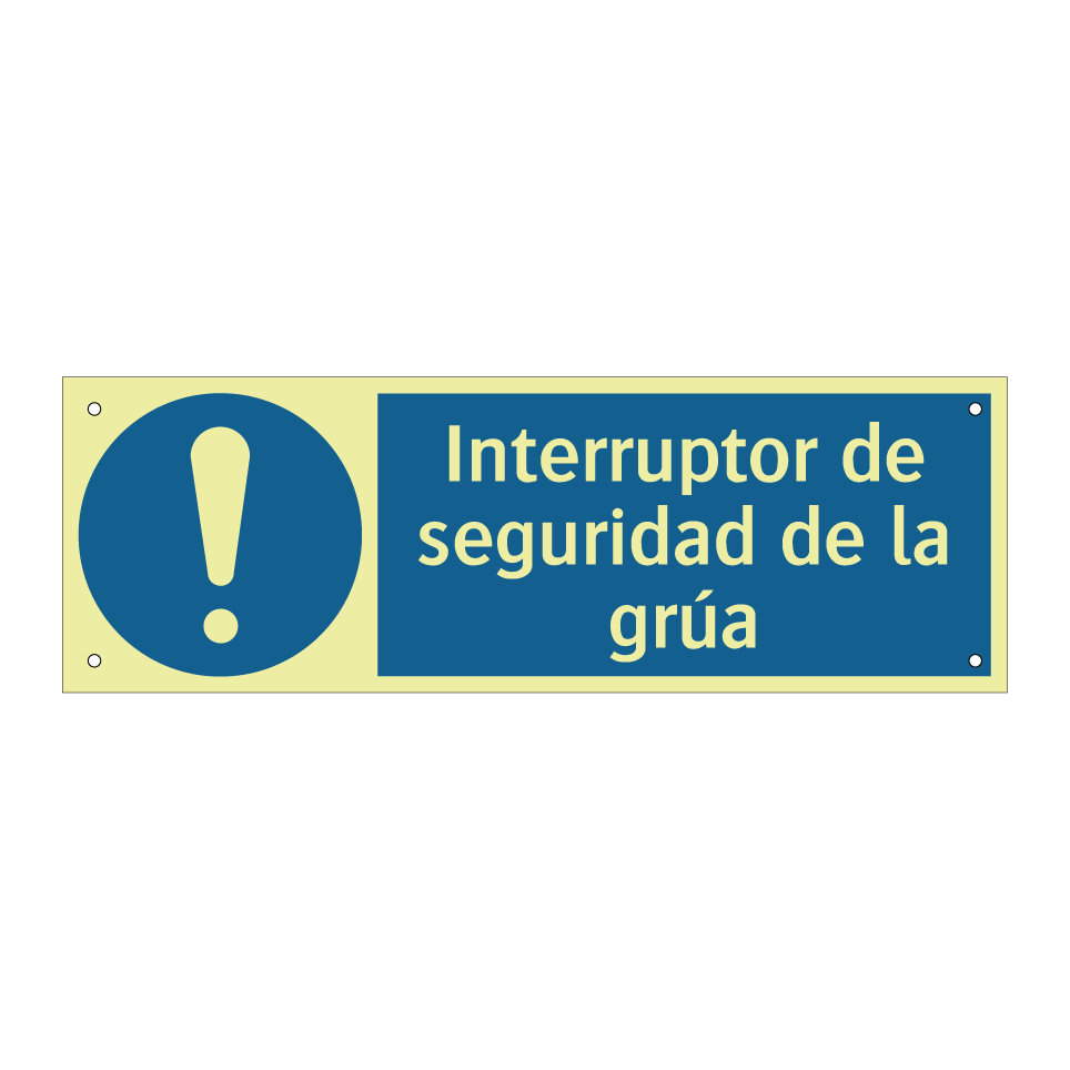 Interruptor de seguridad de la grúa