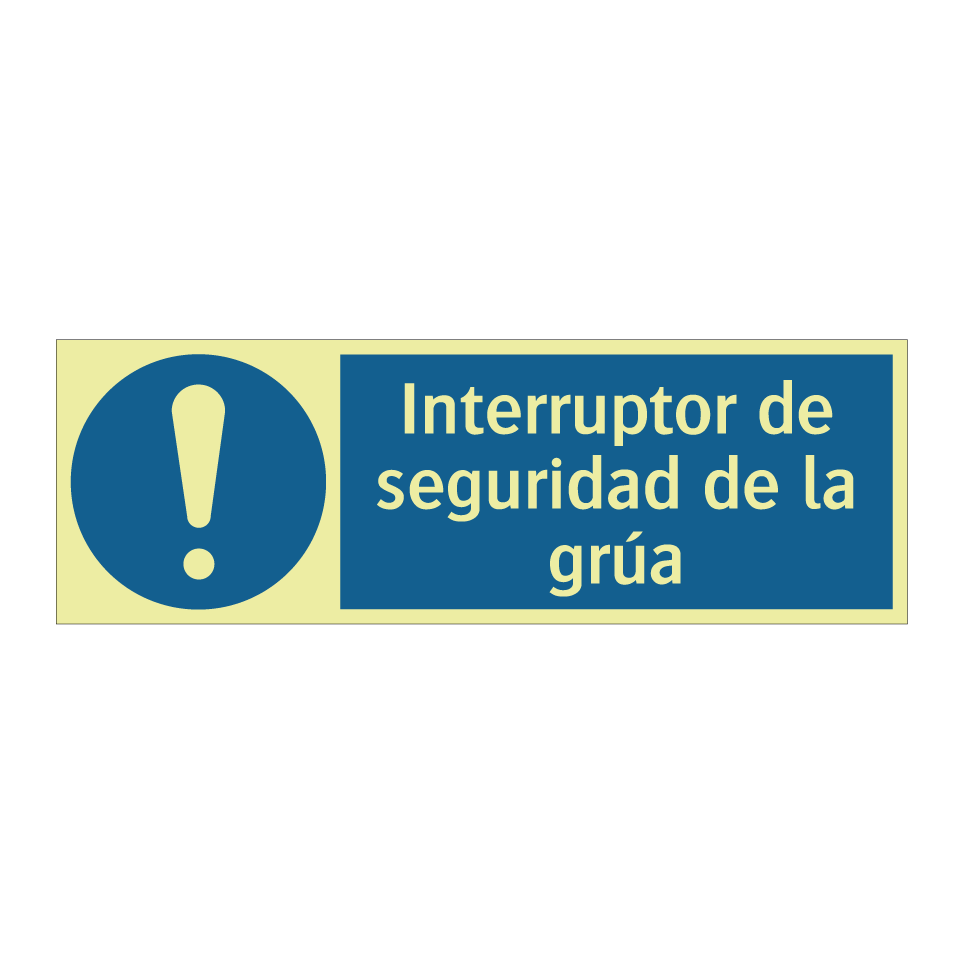 Interruptor de seguridad de la grúa