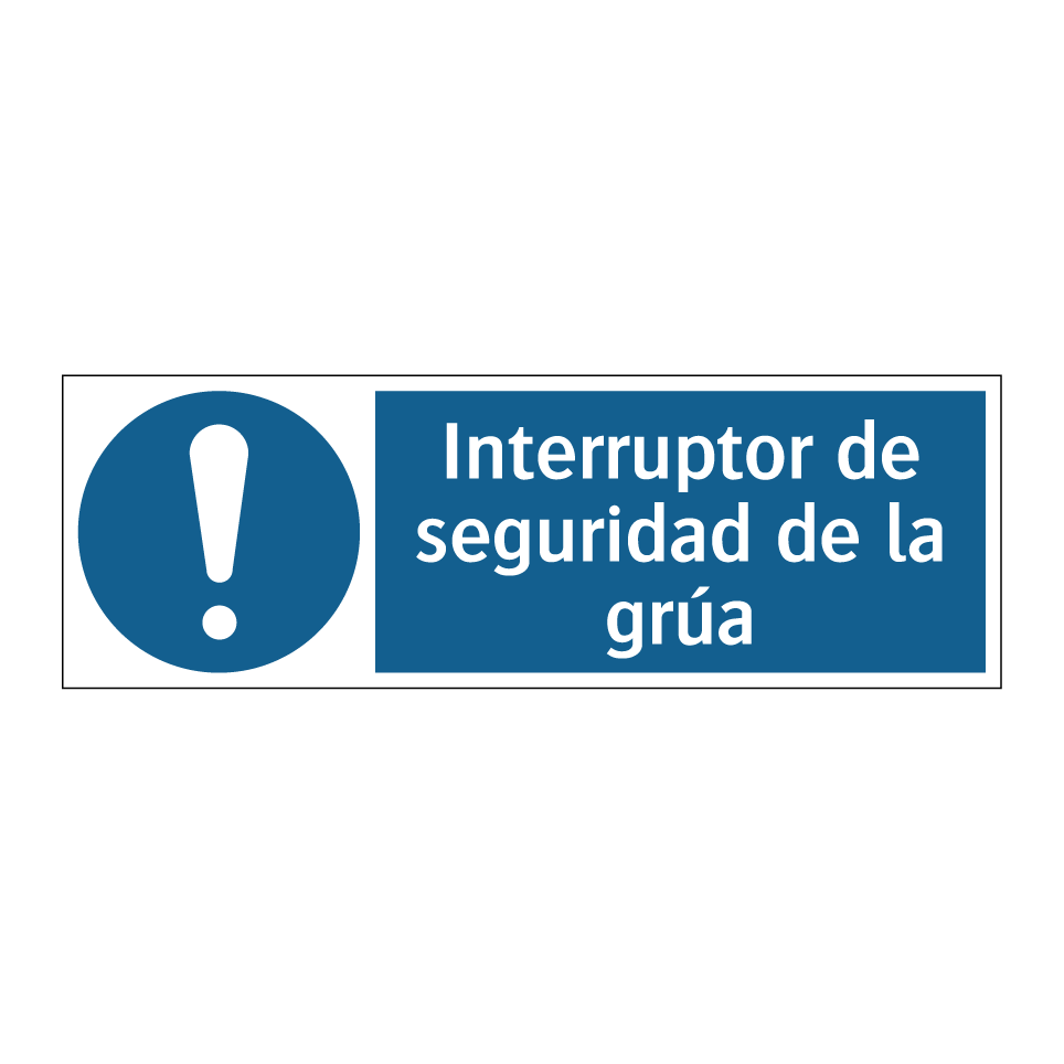 Interruptor de seguridad de la grúa