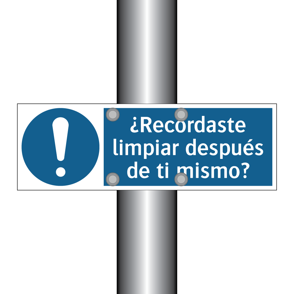 ¿Recordaste limpiar después de ti mismo?