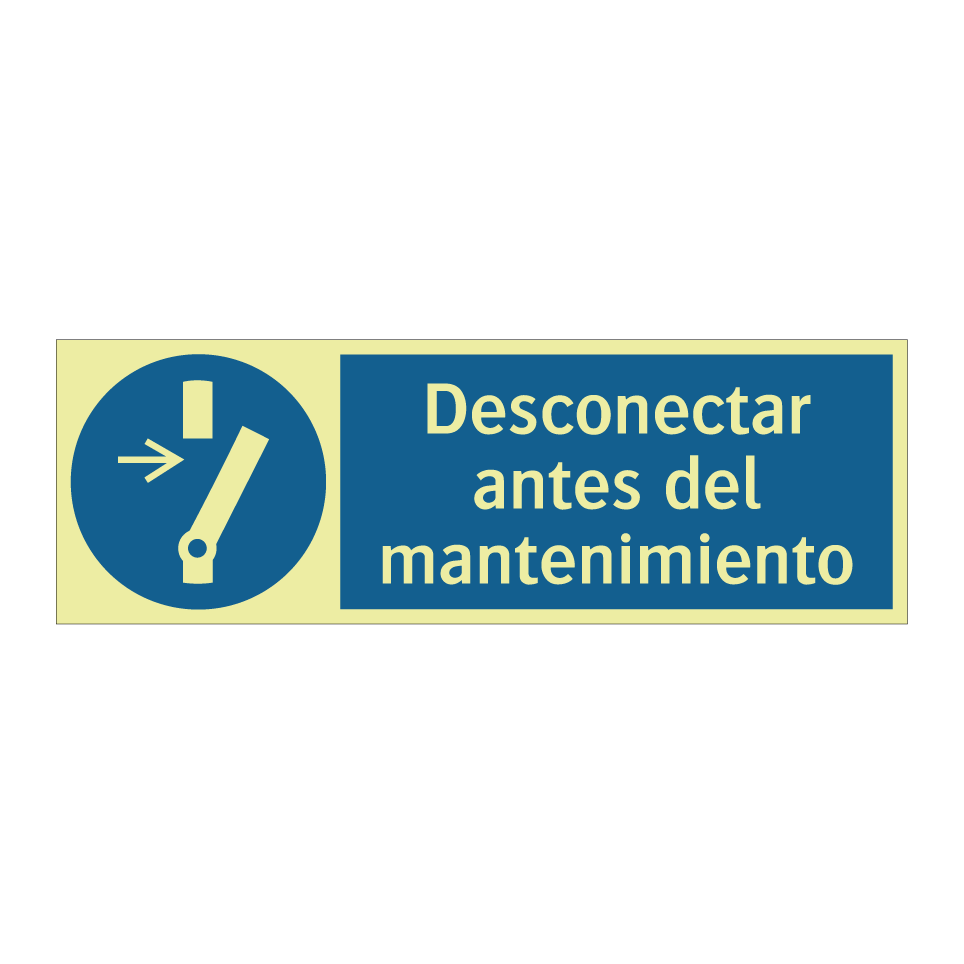 Desconectar antes del mantenimiento