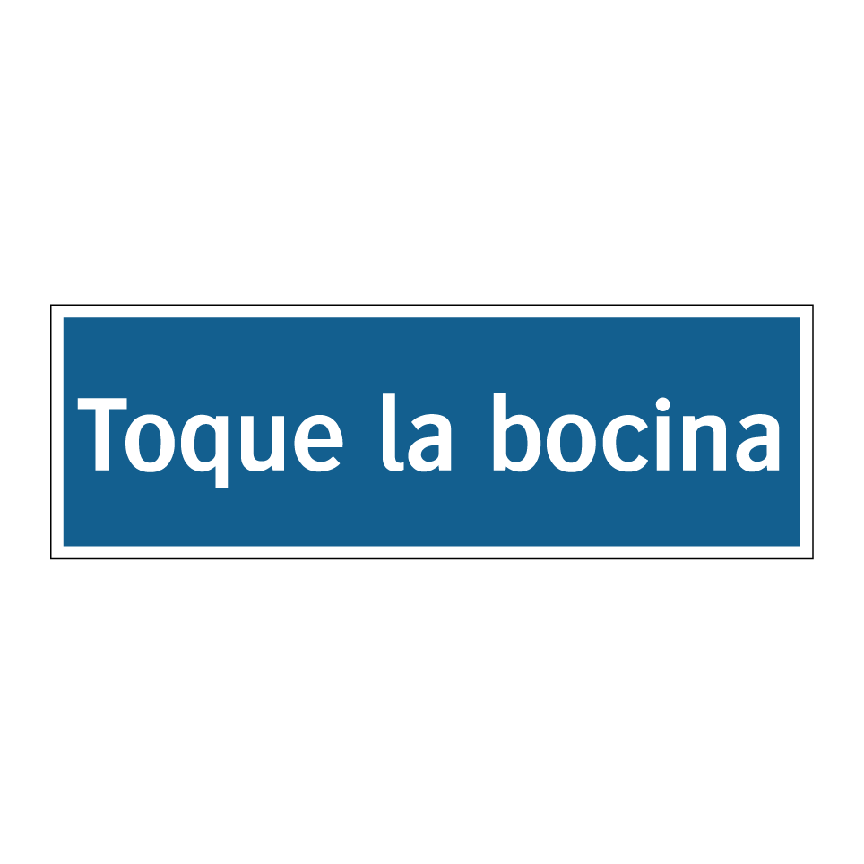 Toque la bocina