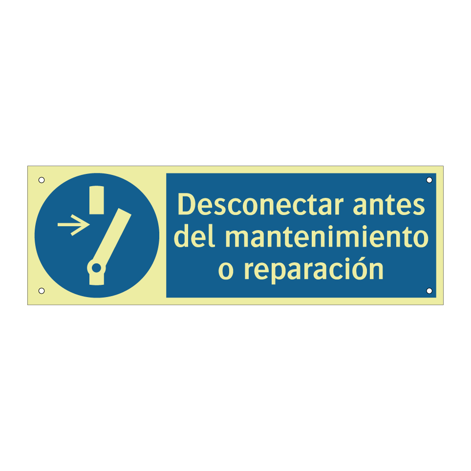 Desconectar antes del mantenimiento o reparación