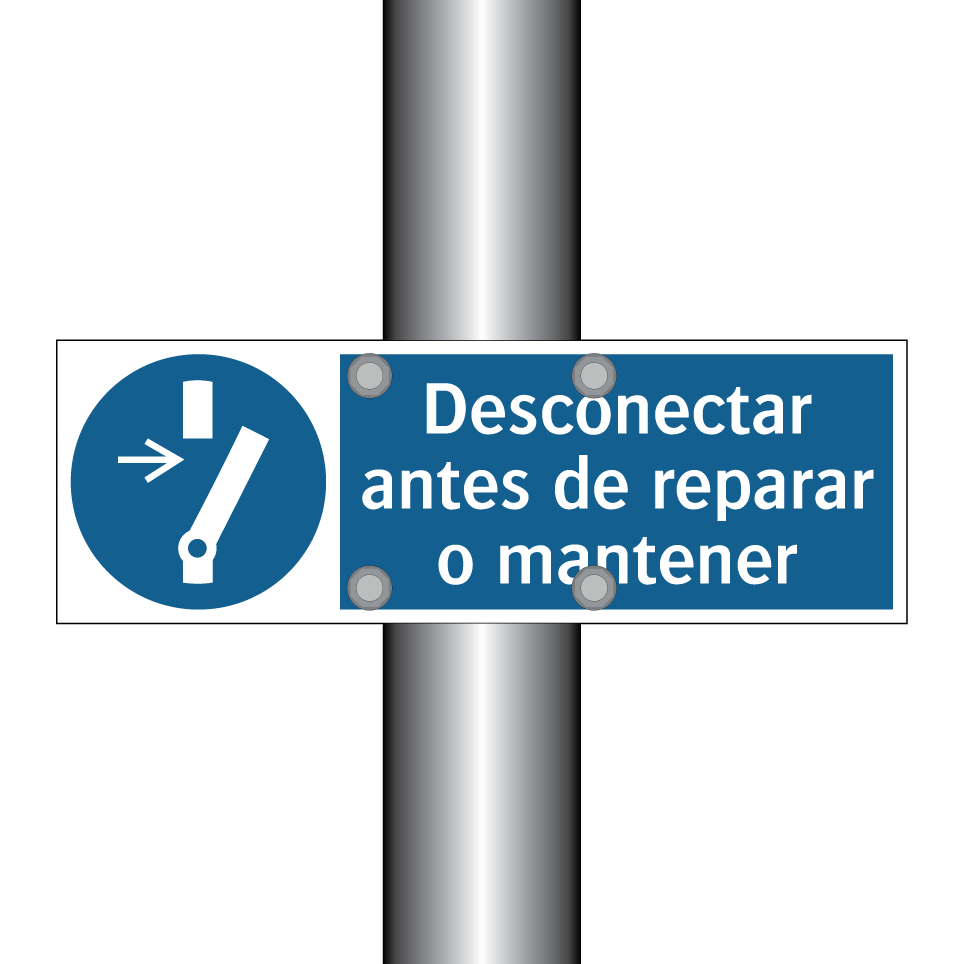 Desconectar antes de reparar o mantener