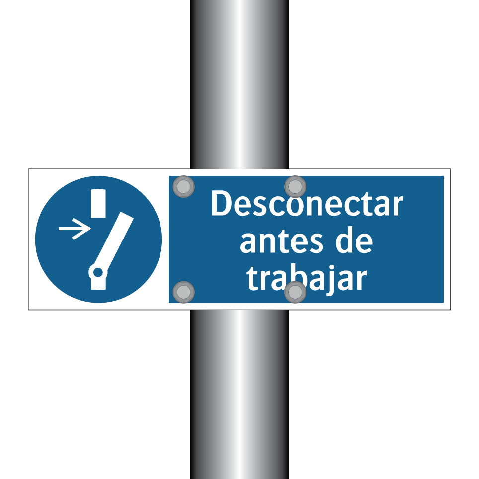 Desconectar antes de trabajar