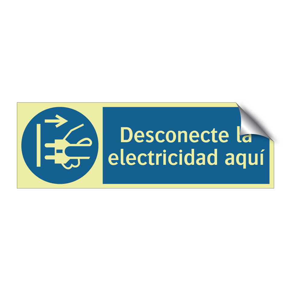 Desconecte la electricidad aquí