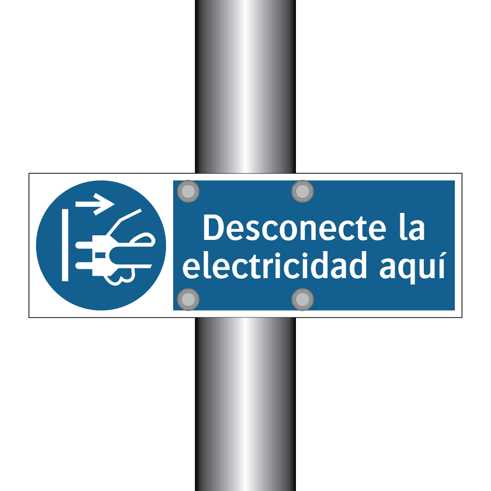 Desconecte la electricidad aquí