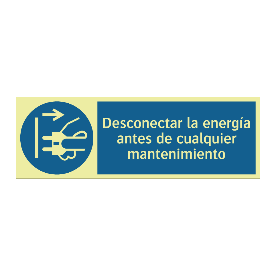 Desconectar la energía antes de cualquier mantenimiento