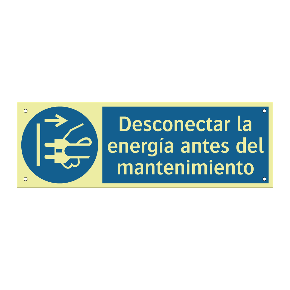 Desconectar la energía antes del mantenimiento