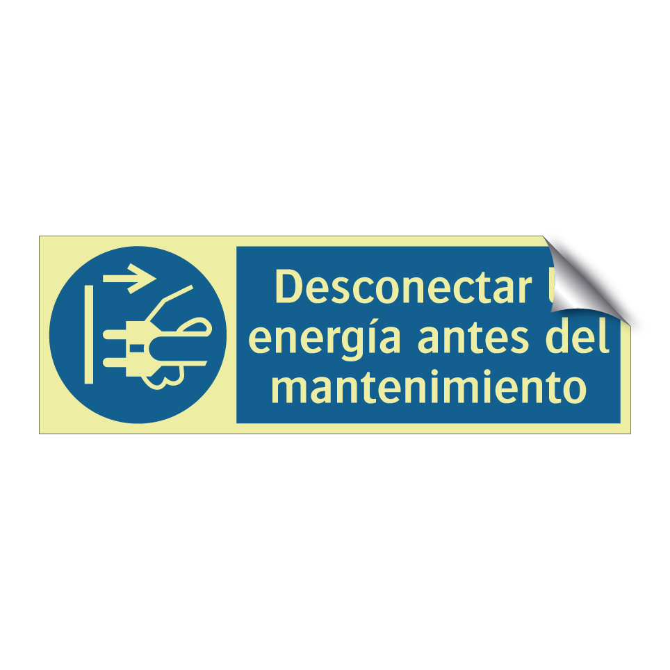 Desconectar la energía antes del mantenimiento