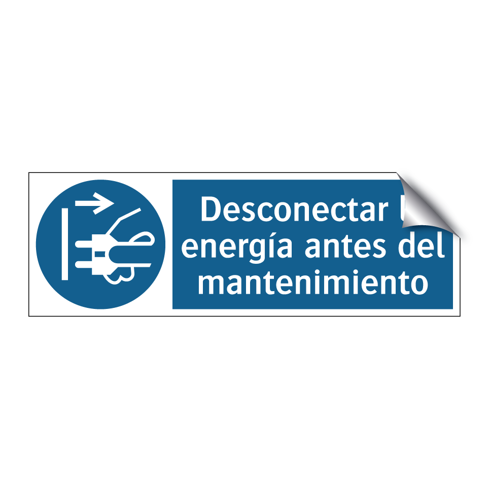 Desconectar la energía antes del mantenimiento