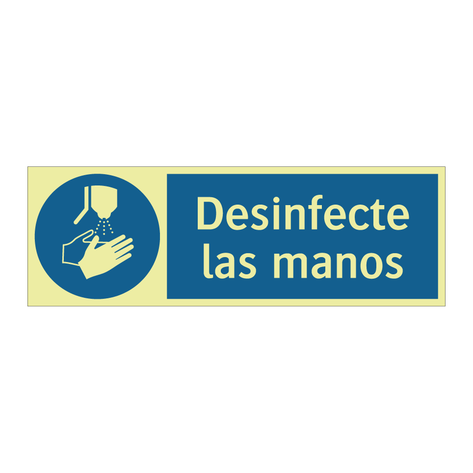 Desinfecte las manos