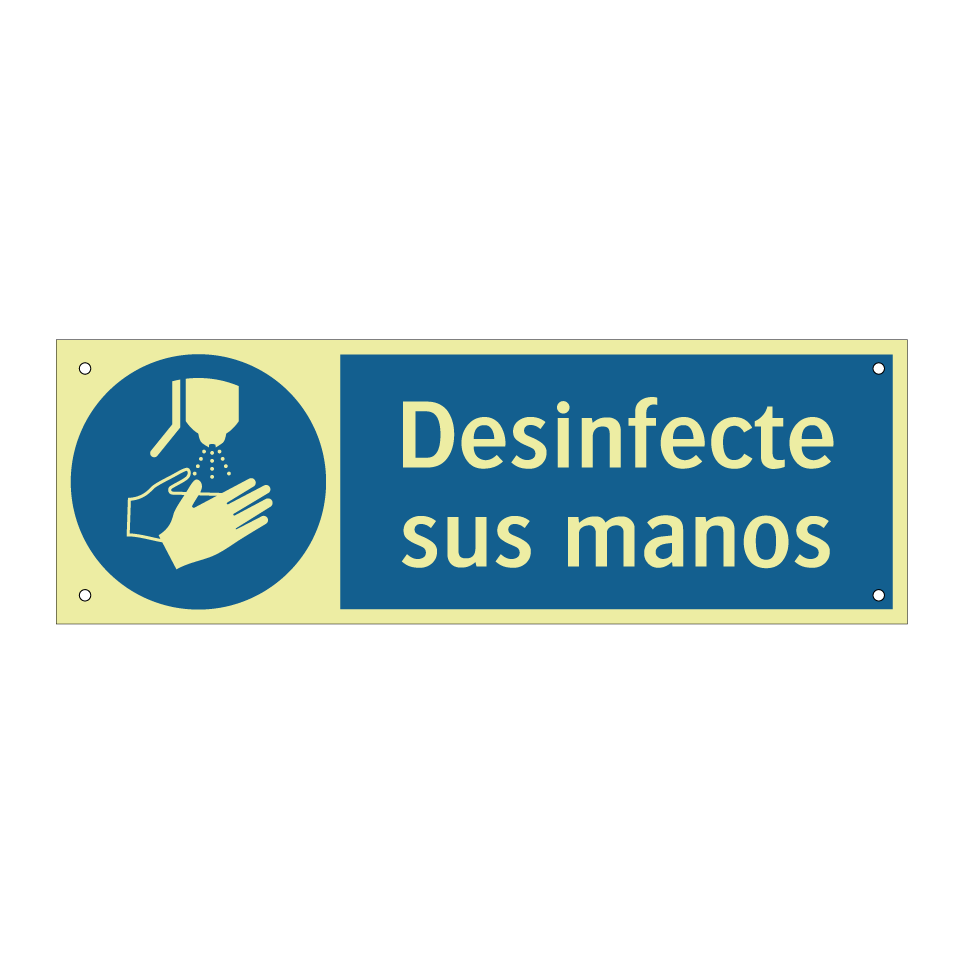 Desinfecte sus manos