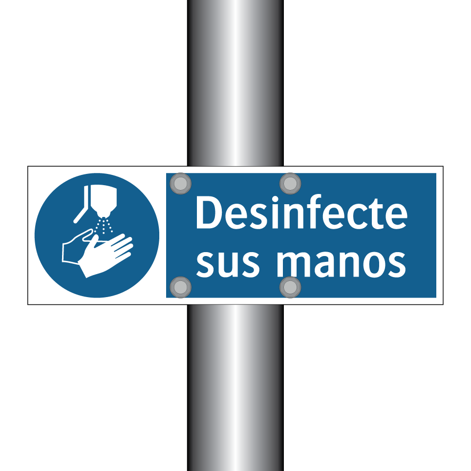 Desinfecte sus manos
