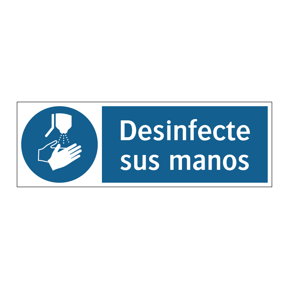 Desinfecte sus manos