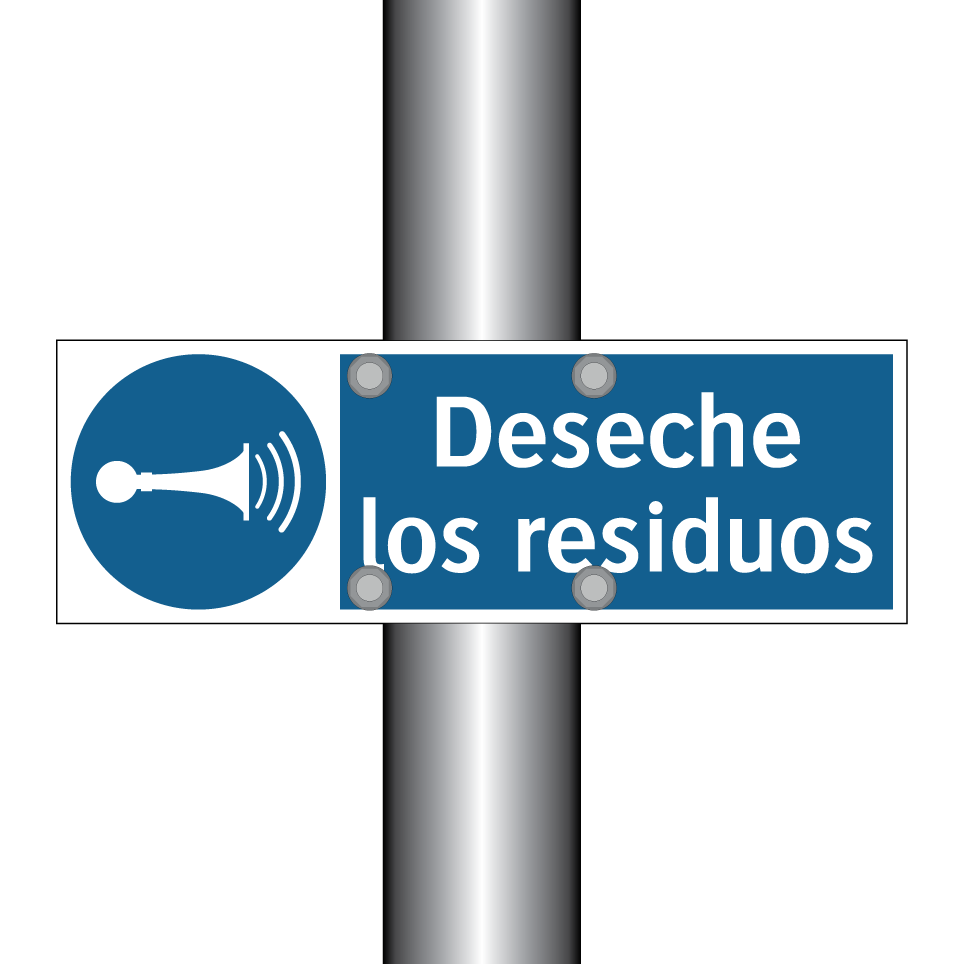 Deseche los residuos