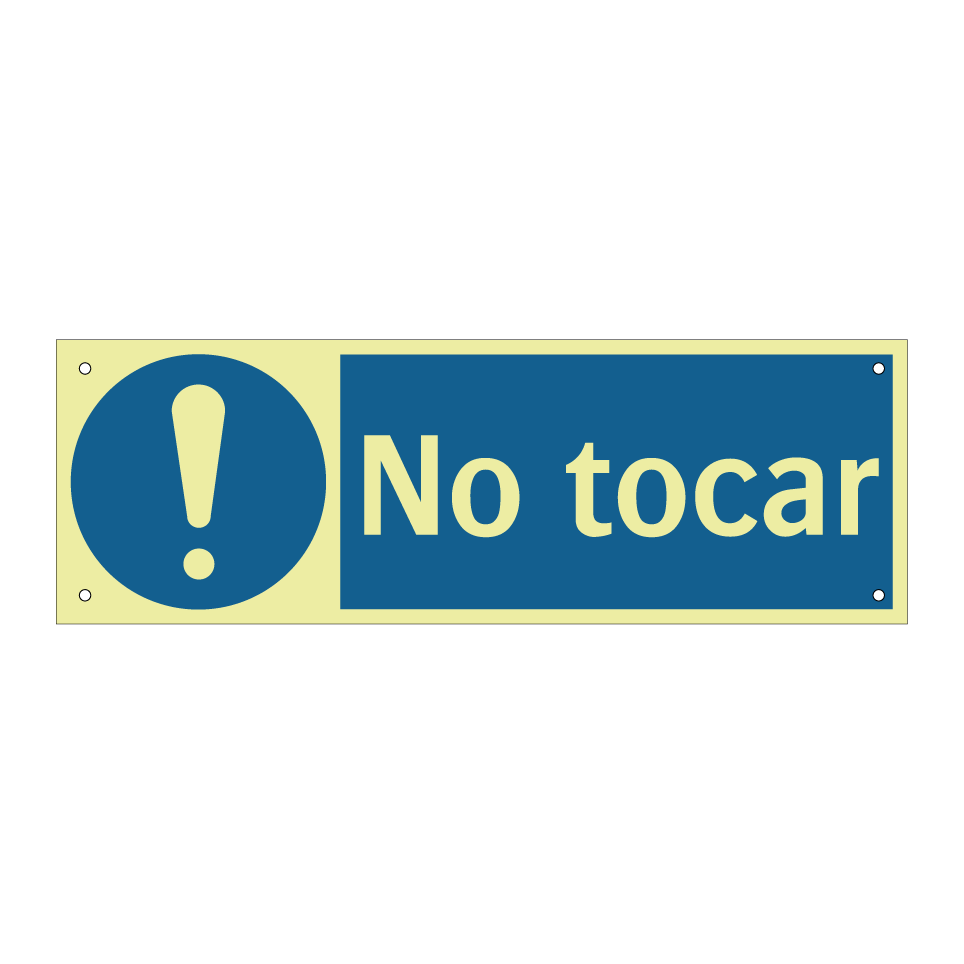 No tocar