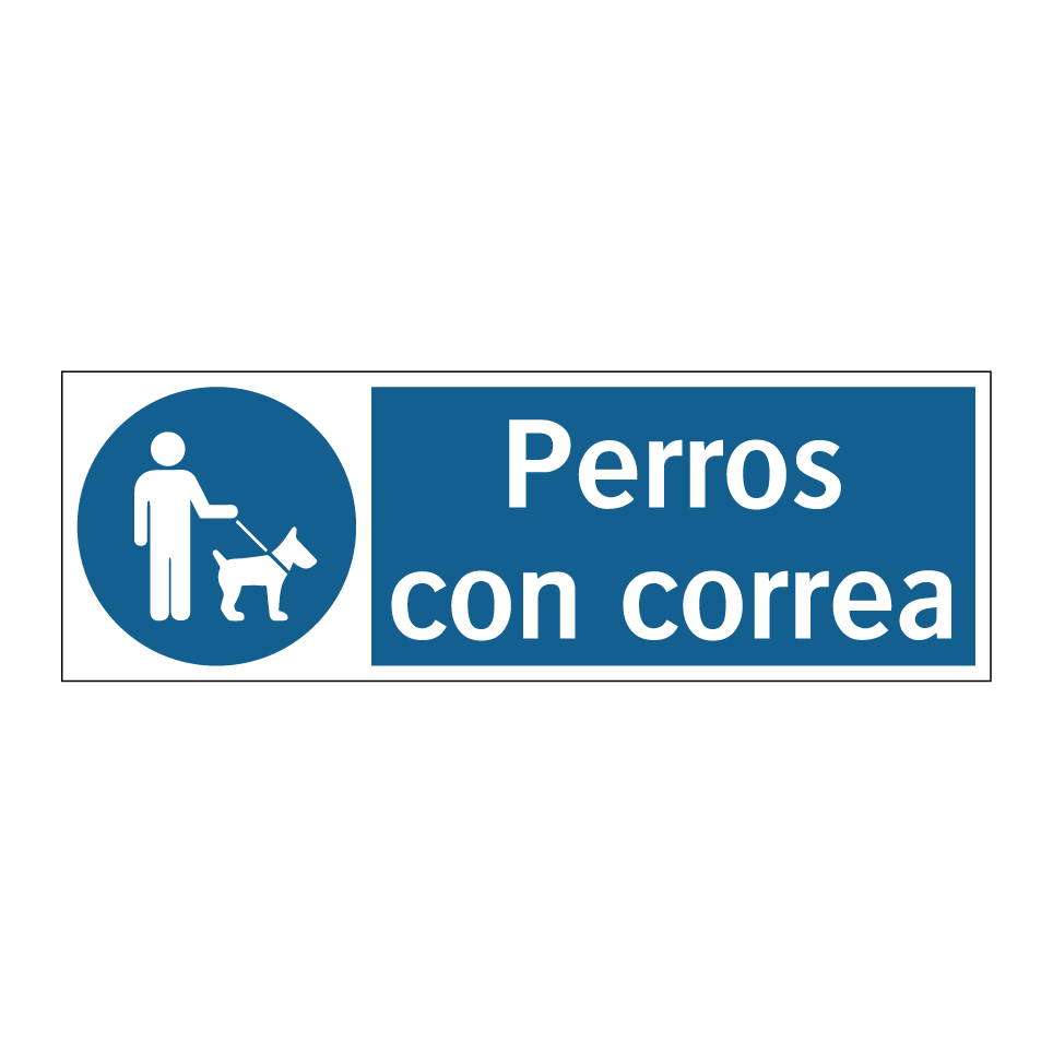 Perros con correa