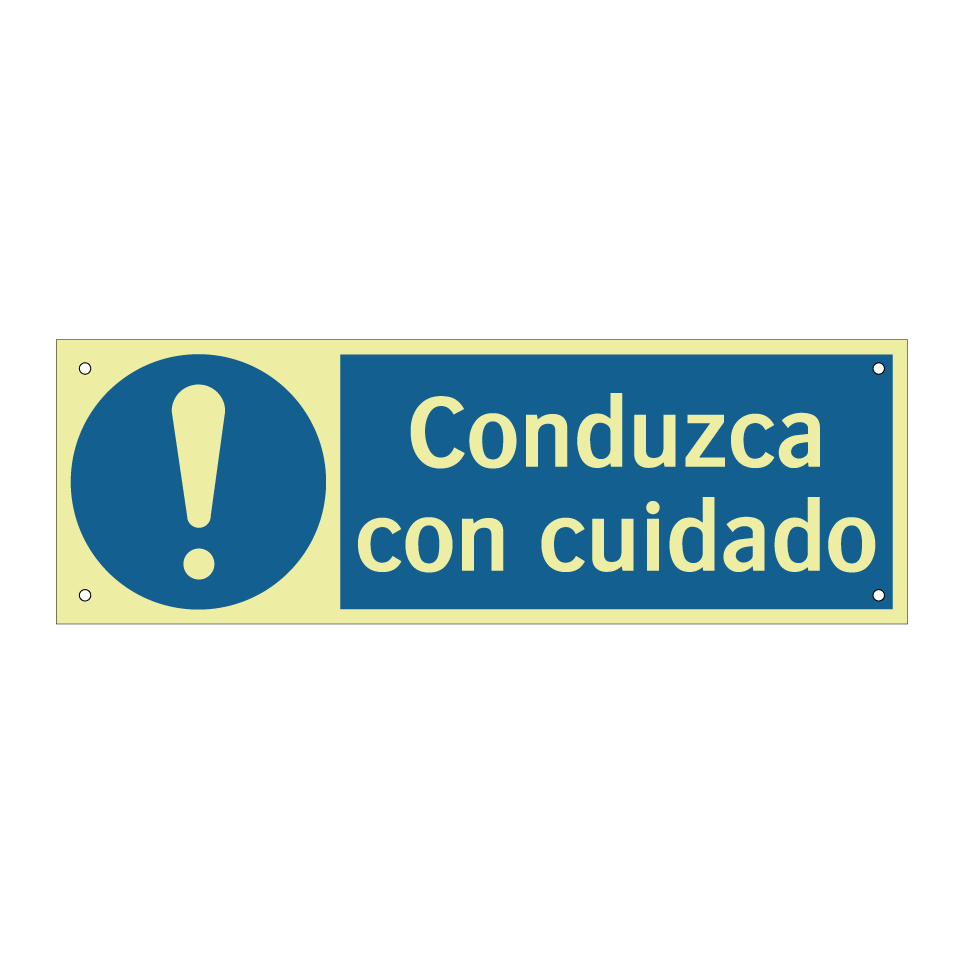 Conduzca con cuidado