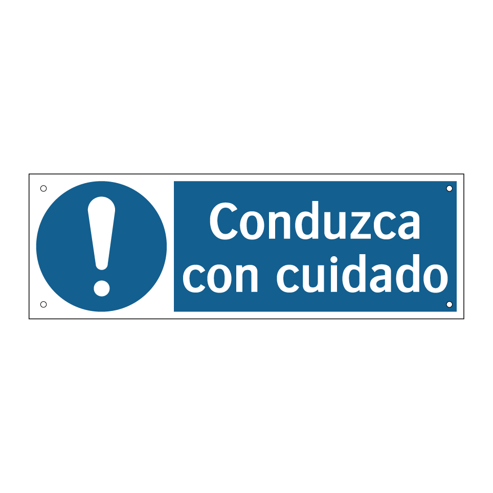 Conduzca con cuidado