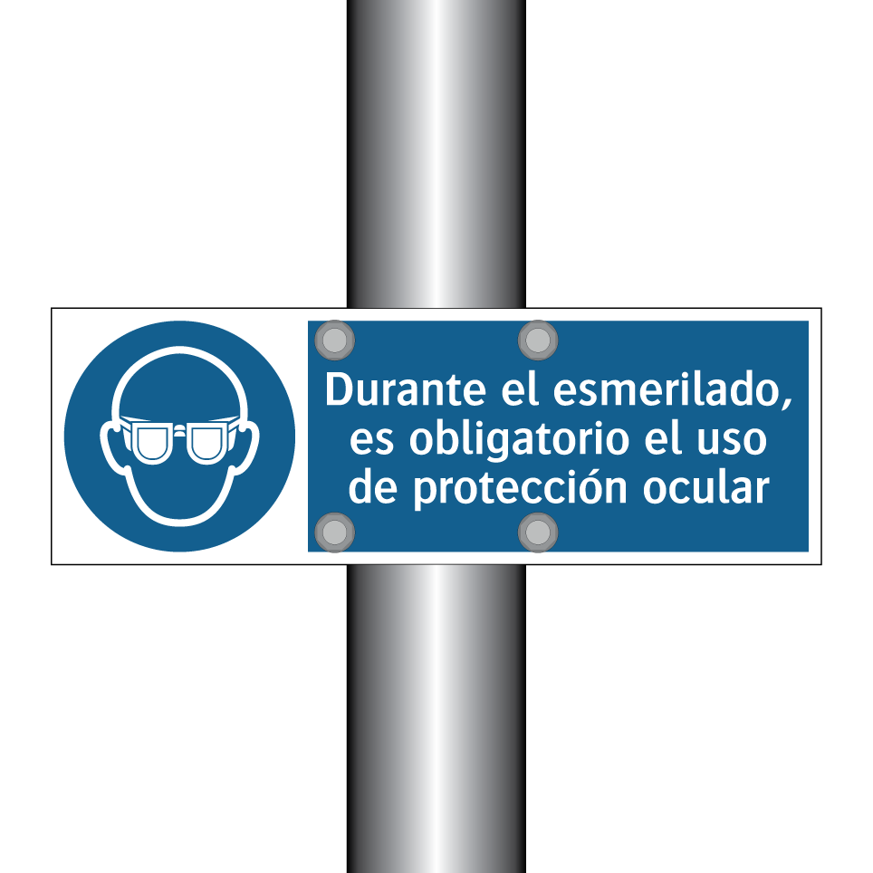 Durante el esmerilado, es obligatorio el uso de protección ocular