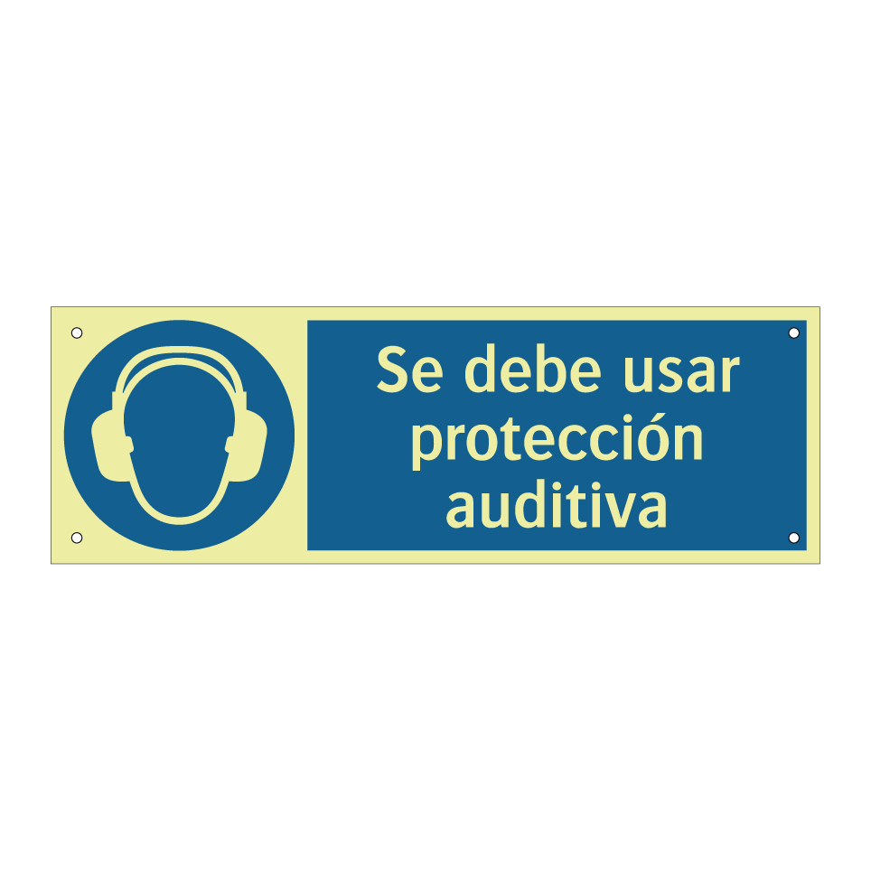 Se debe usar protección auditiva
