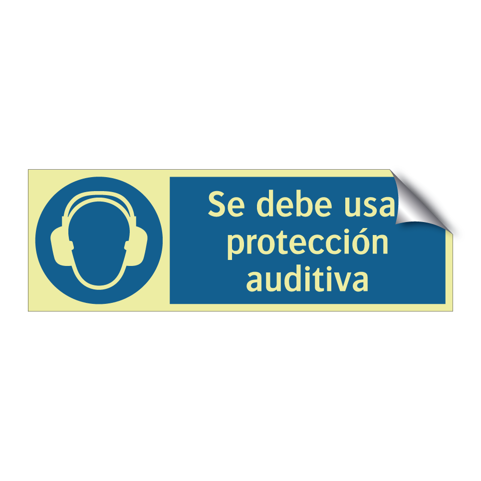 Se debe usar protección auditiva