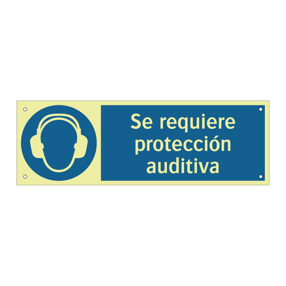 Se requiere protección auditiva
