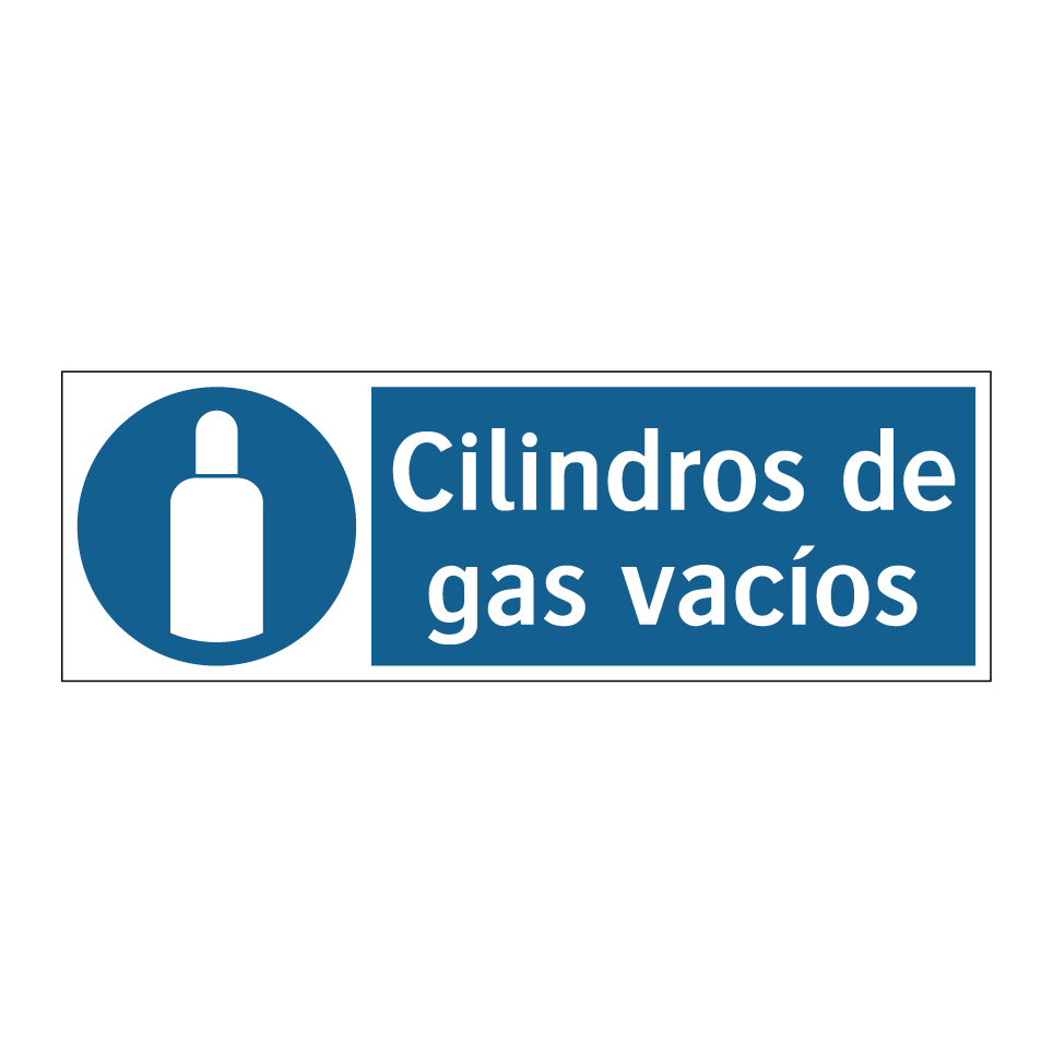 Cilindros de gas vacíos