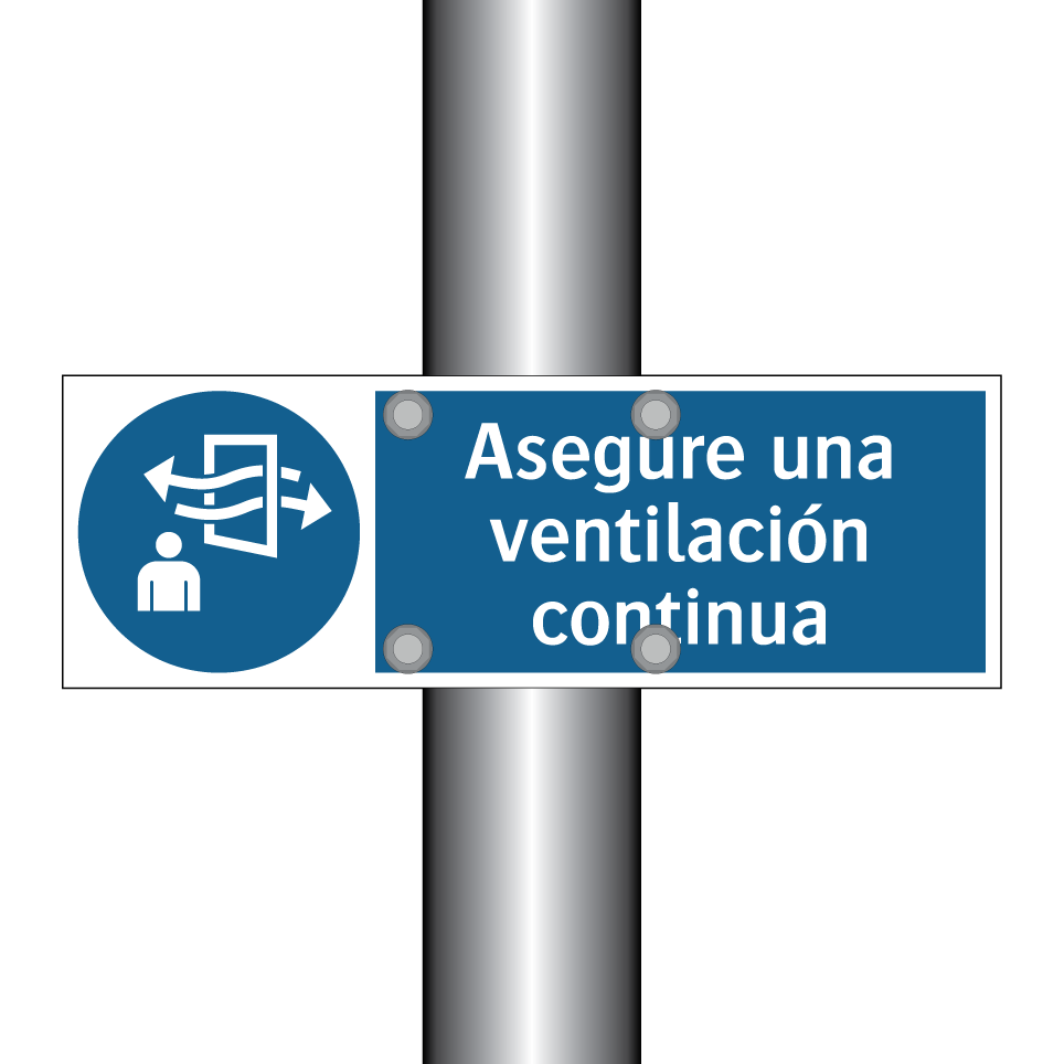 Asegure una ventilación continua