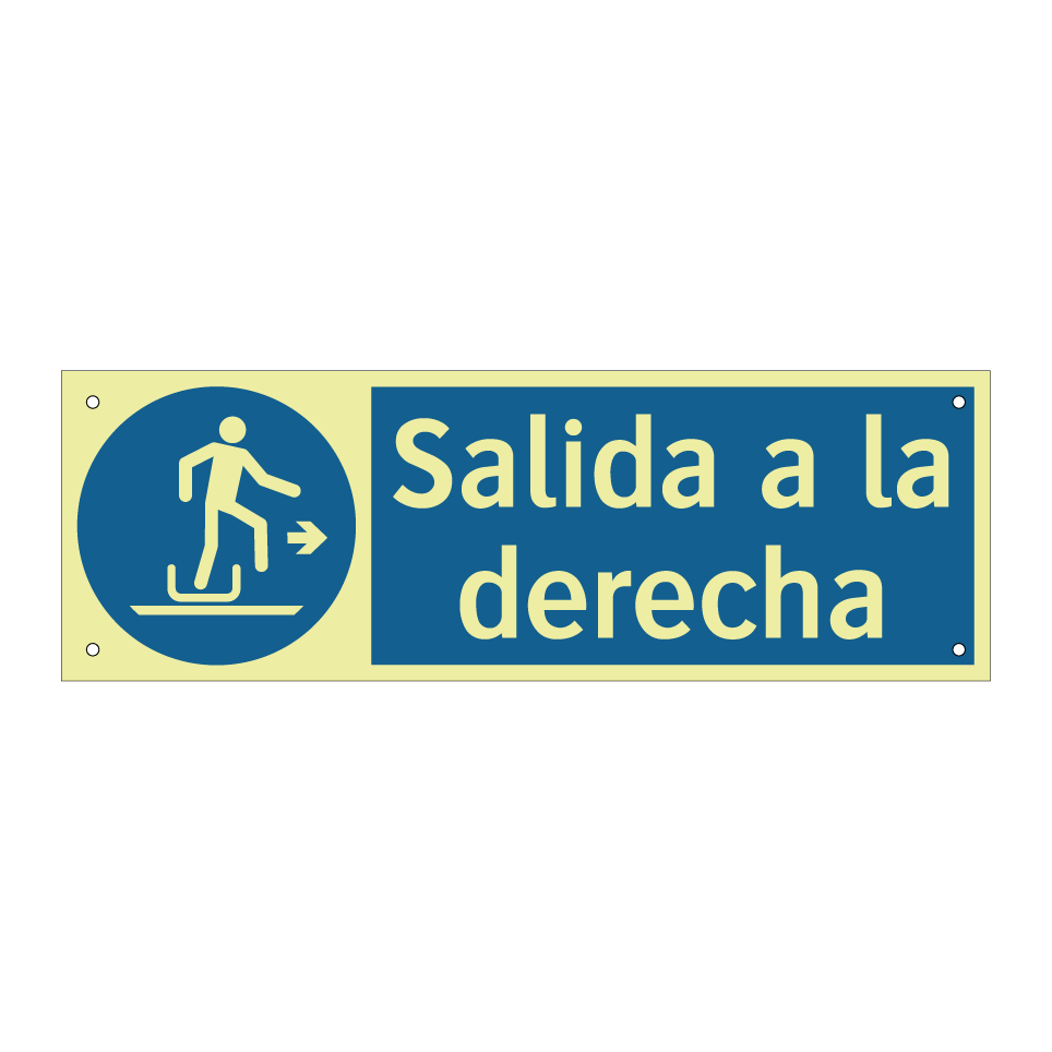 Salida a la derecha