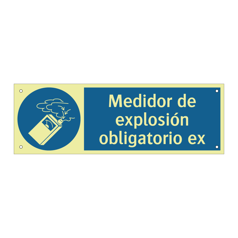 Medidor de explosión obligatorio ex